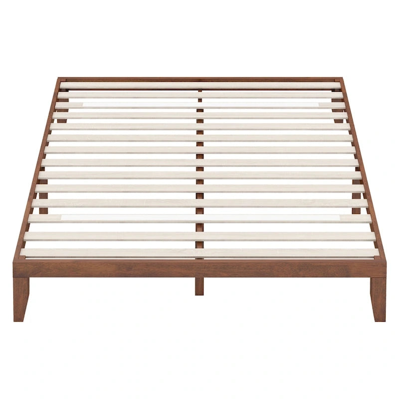 Costway King Size 14  Wooden Bed Frame Mattress Platform Wood Slats