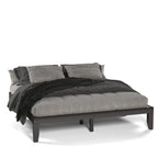 Costway King Size 14  Wooden Bed Frame Mattress Platform Wood Slats