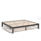 Costway King Size 14  Wooden Bed Frame Mattress Platform Wood Slats