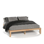 Costway King Size 14  Wooden Bed Frame Mattress Platform Wood Slats