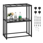 Aquarium Stand Reptile Tank Stand with Storage, Cabinet and Hardware Kit