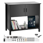 Aquarium Stand Reptile Tank Stand with Storage, Cabinet and Hardware Kit