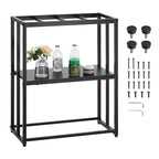 Aquarium Stand Reptile Tank Stand with Storage, Cabinet and Hardware Kit