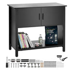 Aquarium Stand Reptile Tank Stand with Storage, Cabinet and Hardware Kit