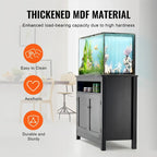 Aquarium Stand Reptile Tank Stand with Storage, Cabinet and Hardware Kit