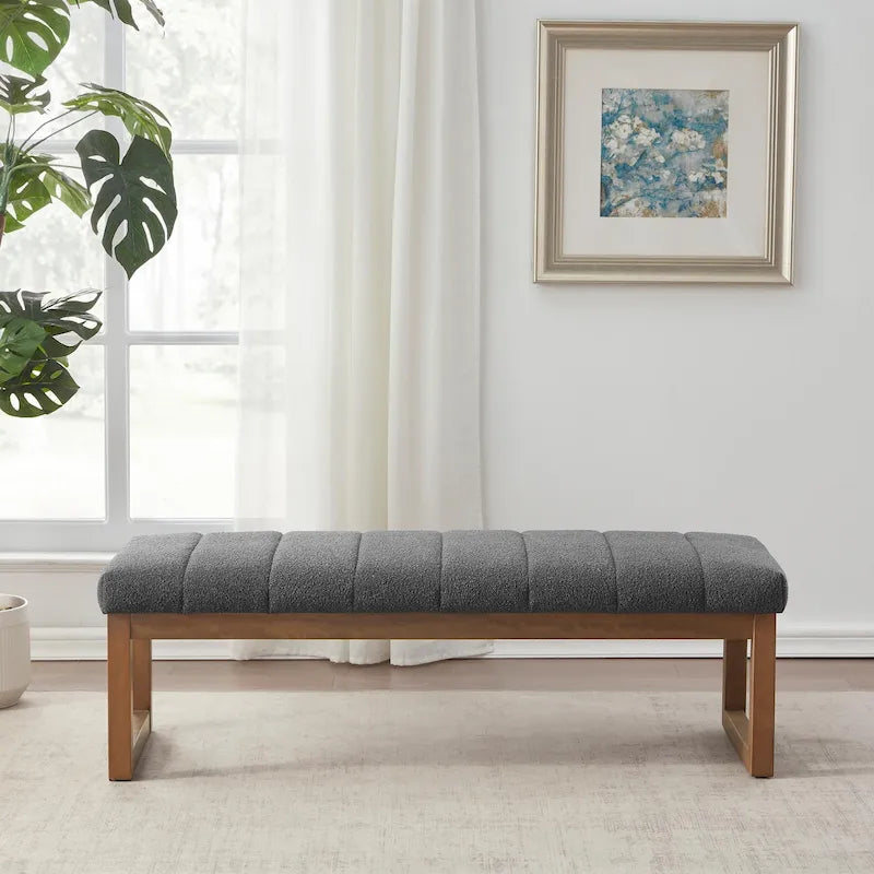 45  Entryway Upholstered Bench Shoe Rack Bench