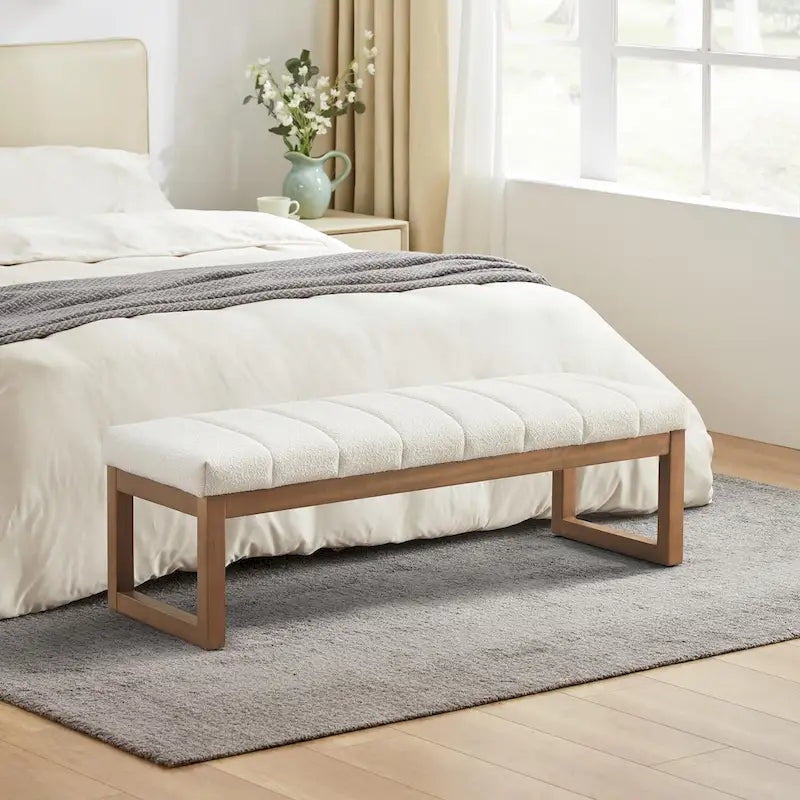 45  Entryway Upholstered Bench Shoe Rack Bench