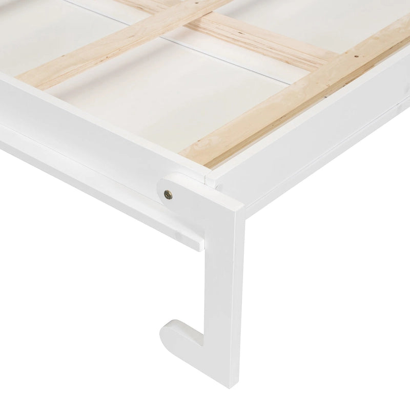 All-in-one Murphy Bed with Desk, Vanity and Wardrobe Queen Folding Bed