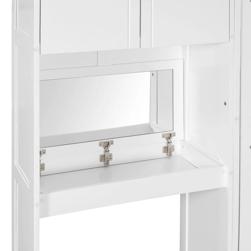 All-in-one Murphy Bed with Desk, Vanity and Wardrobe Queen Folding Bed