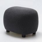 KINWELL 23  Wide Boucle Upholstered Footstool Ottoman Sofa Chair Footrest