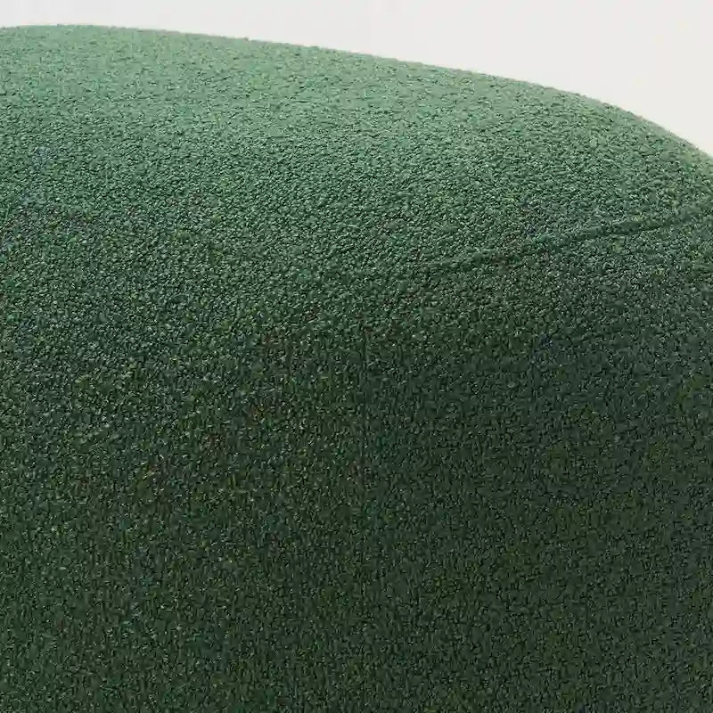 KINWELL 23  Wide Boucle Upholstered Footstool Ottoman Sofa Chair Footrest