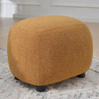 KINWELL 23  Wide Boucle Upholstered Footstool Ottoman Sofa Chair Footrest