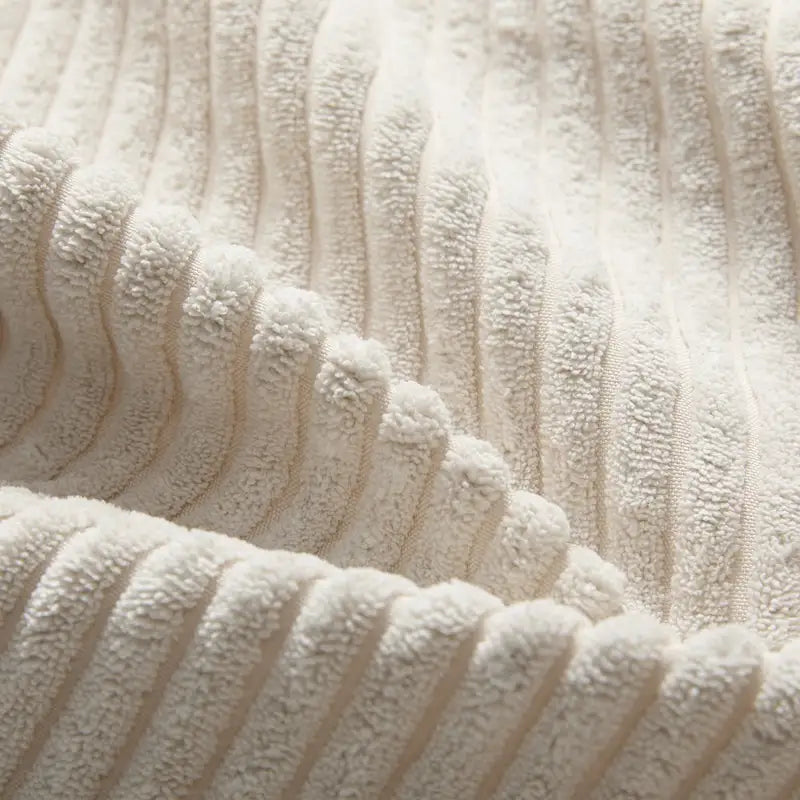 140 Corduroy U-Shaped Modular Sectional Sofa with Storage Ottoman & Console,and USB Charger, Cup Holders & 30 Wide Seats