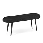 Gymax 47 Upholstered Entryway Bench w/ Padded Seat & Heavy-duty