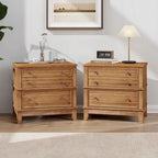 3-Drawer Hazel 3-Drawer Side Table for Living Room