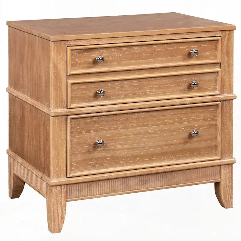 3-Drawer Hazel 3-Drawer Side Table for Living Room