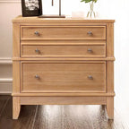 3-Drawer Hazel 3-Drawer Side Table for Living Room
