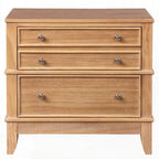 3-Drawer Hazel 3-Drawer Side Table for Living Room