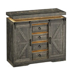 5 Drawer Accent Cabinet With Led Light - N/A