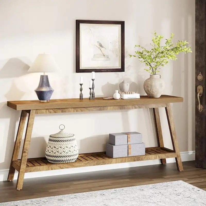 Extra Long Console Entryway Table, 70.9 Inches Console Table