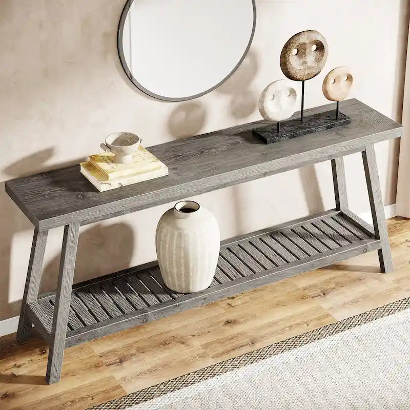 Extra Long Console Entryway Table, 70.9 Inches Console Table