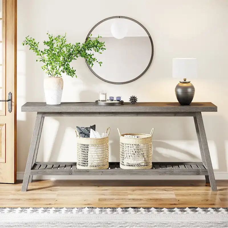 Extra Long Console Entryway Table, 70.9 Inches Console Table