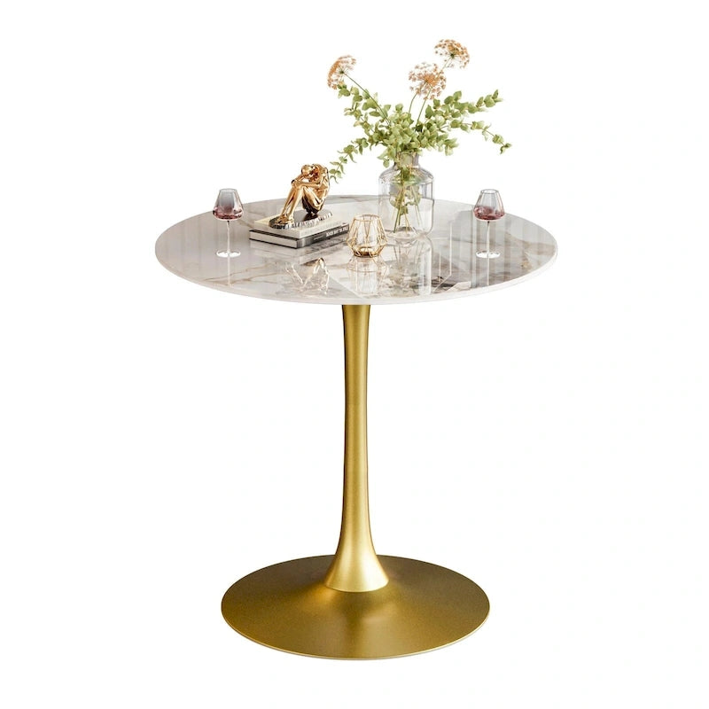 39.37  High Bar Table Round Cafe Bistro Pub Cocktail Kitchen Table Sintered Stone-top