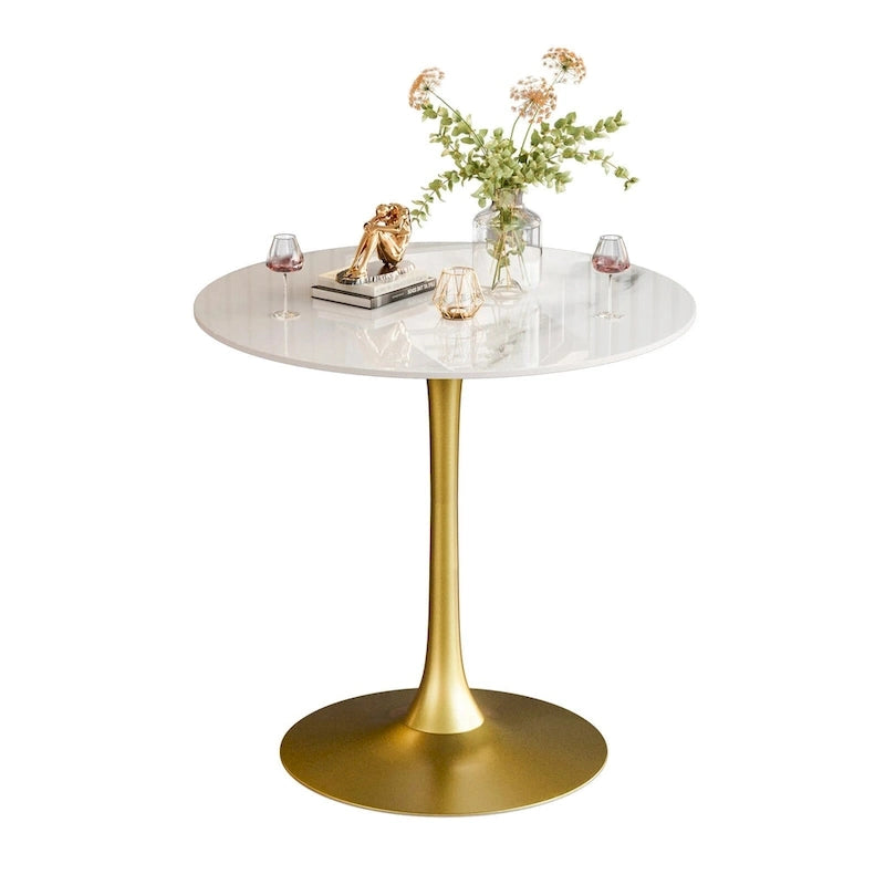 39.37  High Bar Table Round Cafe Bistro Pub Cocktail Kitchen Table Sintered Stone-top