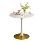 39.37  High Bar Table Round Cafe Bistro Pub Cocktail Kitchen Table Sintered Stone-top