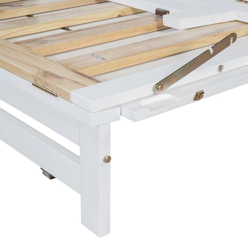 Queen Size Murphy Bed with Space-Saving Cabinet Design , Multi-Functional, 400lb Capacity