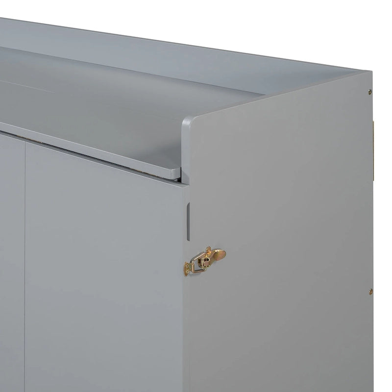 Queen Size Murphy Bed with Space-Saving Cabinet Design , Multi-Functional, 400lb Capacity