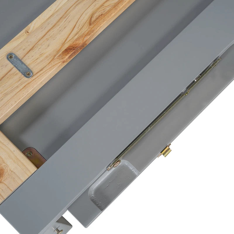 Queen Size Murphy Bed with Space-Saving Cabinet Design , Multi-Functional, 400lb Capacity