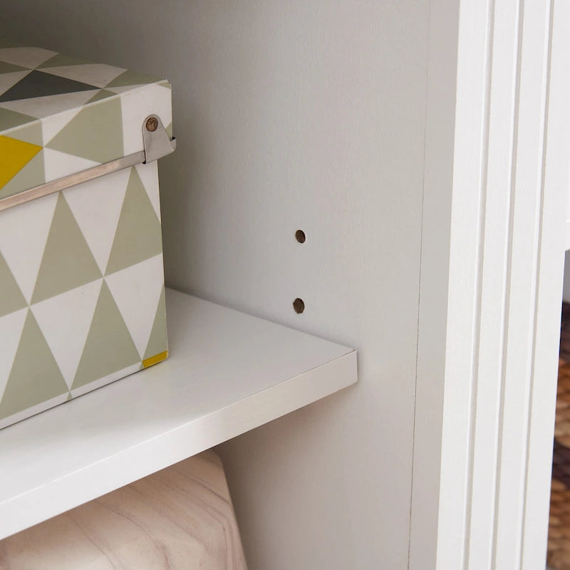 65.75  TV Stand with Large Storage Cabinet and Adjustable Shelves for TVs Up to 65