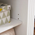 65.75  TV Stand with Large Storage Cabinet and Adjustable Shelves for TVs Up to 65