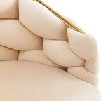 Modern 29.5 Velvet Arm Chairs with Gold Legs and Metal Frame for Living Room (Set of 2)
