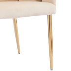 Modern 29.5 Velvet Arm Chairs with Gold Legs and Metal Frame for Living Room (Set of 2)