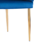 Modern 29.5 Velvet Arm Chairs with Gold Legs and Metal Frame for Living Room (Set of 2)