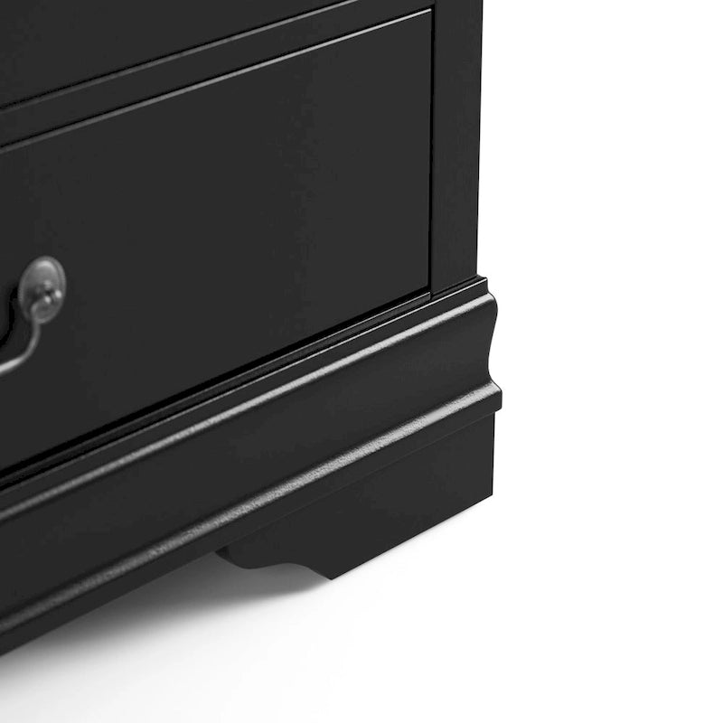 Furniture of America Devi Traditional Solid Wood 2-piece Dresser and Mirror Set