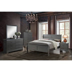 Furniture of America Devi Traditional Solid Wood 2-piece Dresser and Mirror Set