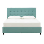 Myla Linen Tufted Queen Platform Bed by iNSPIRE Q Classic