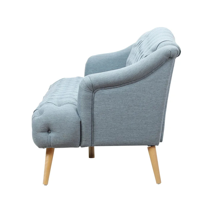 Adelia Modern 3-seat Tufted Fabric Sofa by Christopher Knight Home
