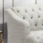 Adelia Modern 3-seat Tufted Fabric Sofa by Christopher Knight Home