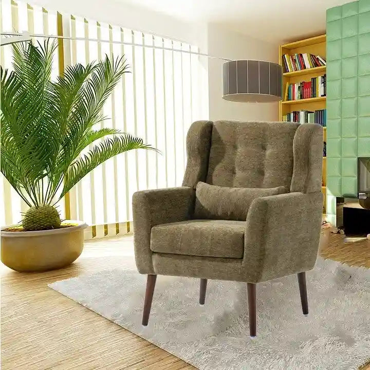 Modern Accent Chair Upholstered Foam Filled Living Room Chairs - 28.74 x 24.21 x 37.60