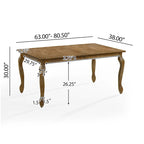 Regan Upholstered Expandable 7 Piece Dining Set by Christopher Knight Home