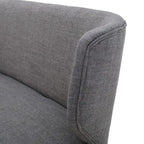 Desdemona Mid-Century Fabric Loveseat by Christopher Knight Home