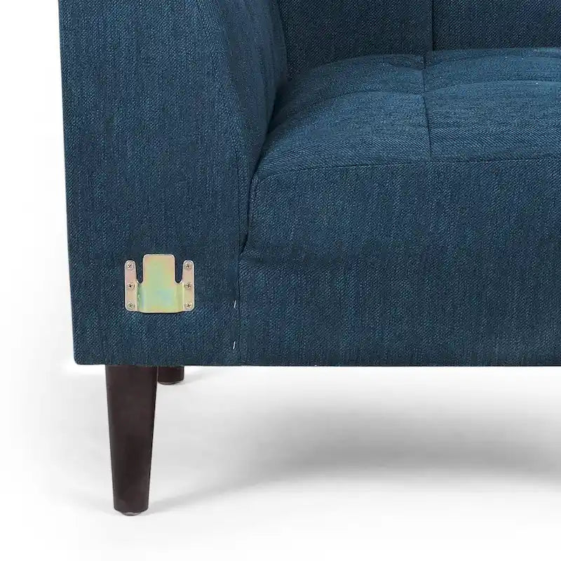 Clermont Mid-century Tufted Sectional Sofa by Christopher Knight Home - 114.00  L x 114.00  W x 30.75  H