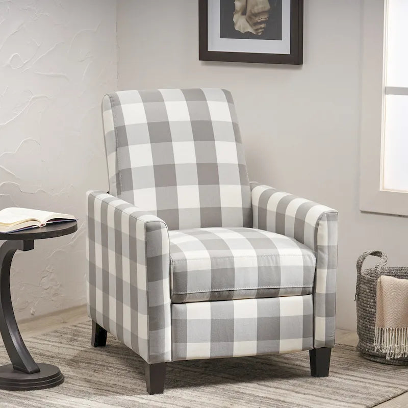 Foxhill Contemporary Push Back Recliner by Christopher Knight Home