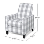 Foxhill Contemporary Push Back Recliner by Christopher Knight Home
