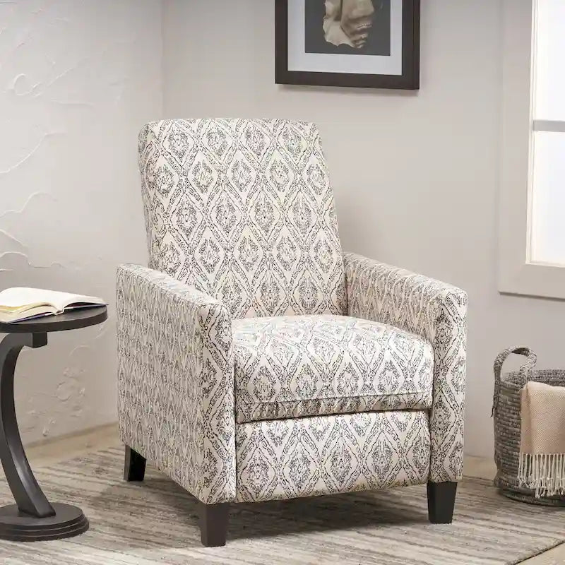 Foxhill Contemporary Push Back Recliner by Christopher Knight Home
