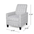 Foxhill Contemporary Push Back Recliner by Christopher Knight Home